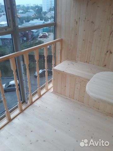 Обшивка балкона.Остекление.Окна