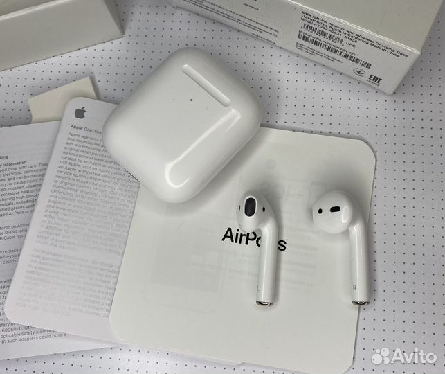 AirPods 2 (Premium) Новые + Доставка