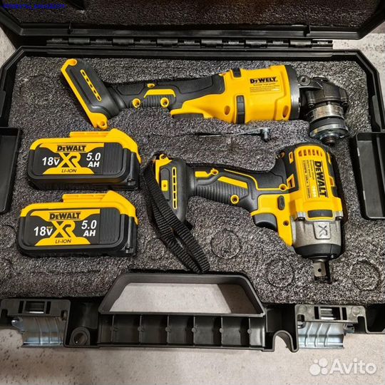 Болгарка ушм + Гайковерт Dewalt аккумуляторные 2в1