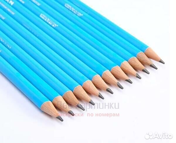 Набор простых карандашей 12 шт. B