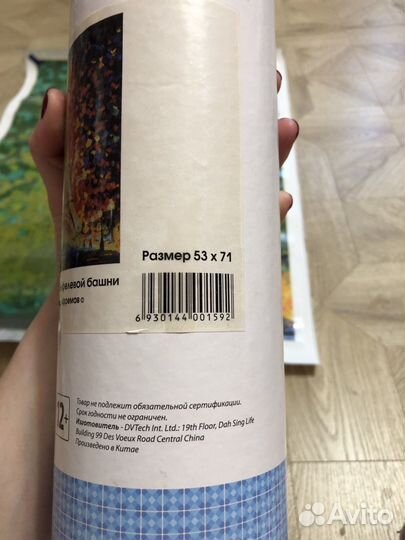 Алмазная мозаика набор 53*71