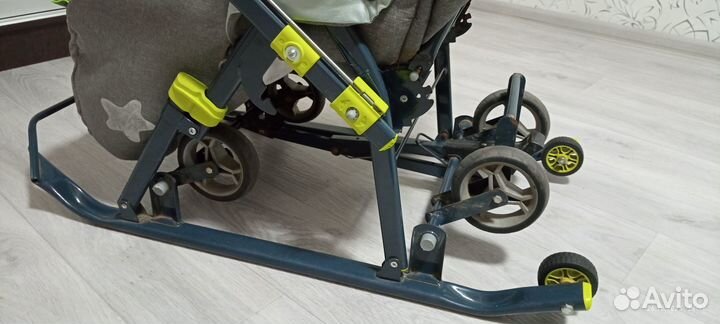 Детские санки коляска ника 7-3