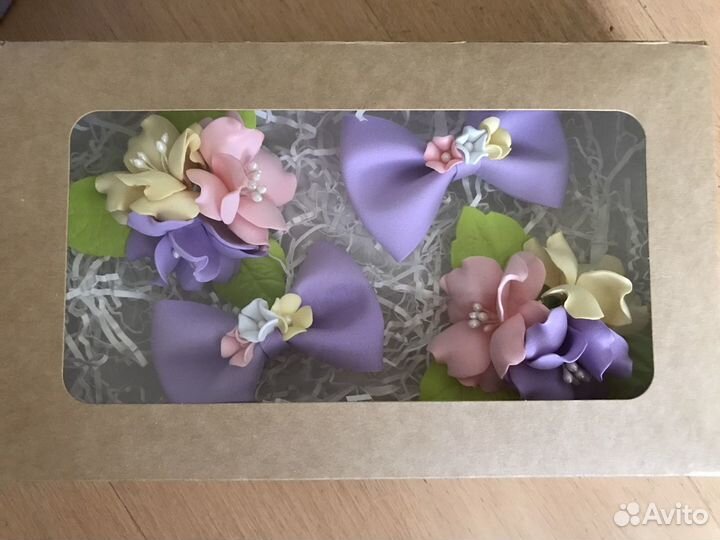 Набор - резиночки и бантики для волос