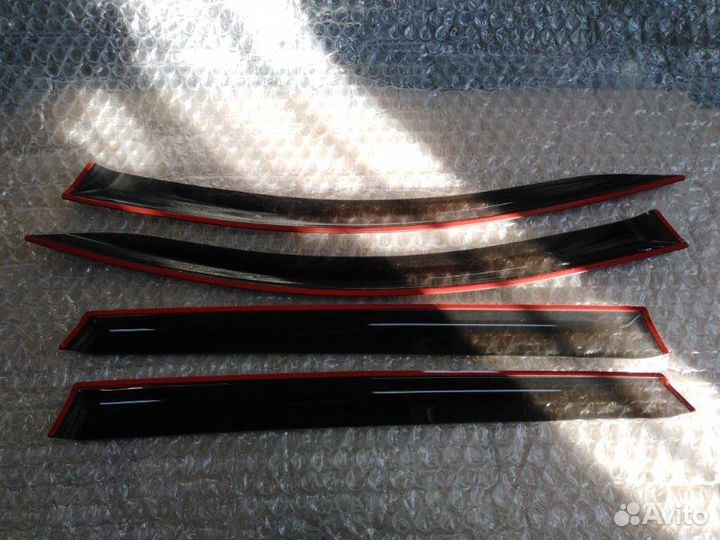 Дефлекторы окон Hyundai Santa Fe 2018 - Н.в