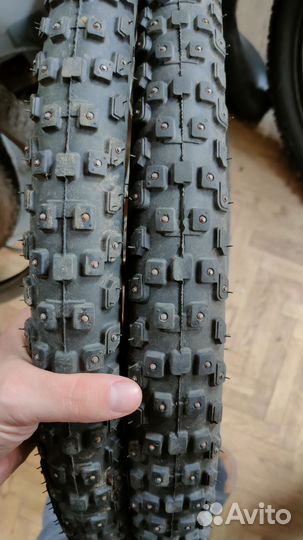 Покрышки зимние шипованные kenda klondike 26*2.1