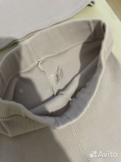 Трикотажный костюм с шортами женский