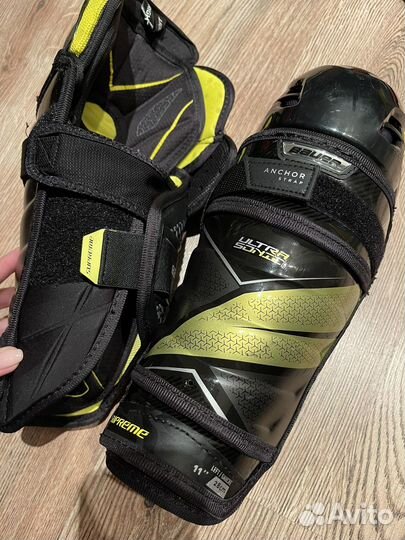 Щитки хоккейные Bauer Ultrasonic Supreme JR 11