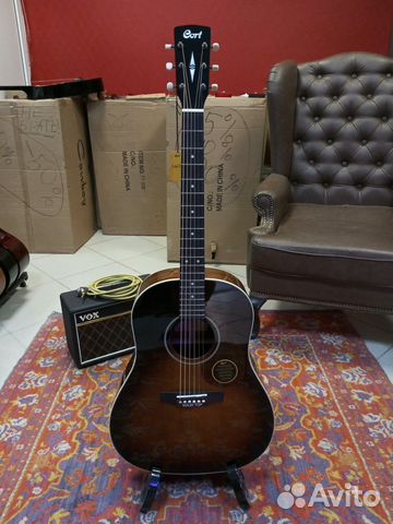 Электроакустическая гитара cort earth 100