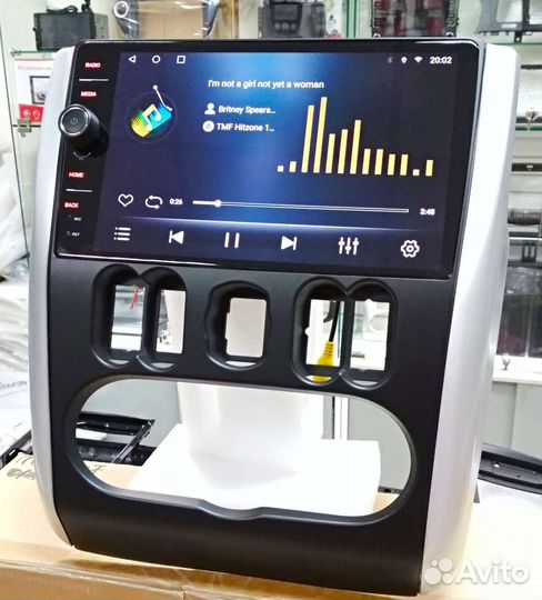 Nissan Almera G15 магнитола Android с крутилкой