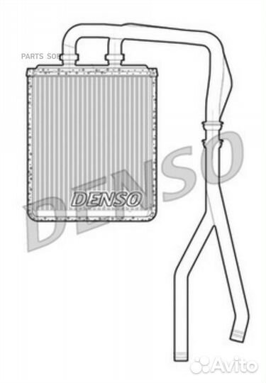 Denso DRR12010 Радиатор печки iveco daily 2007