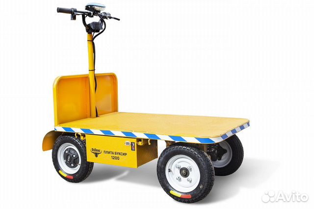Грузовая электротележка RuTrike Плита Буксир 1200