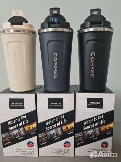 Термокружка 510 мл с датчиком температуры