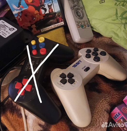 Катриджи и джойстики для Sega Mega Drive 2