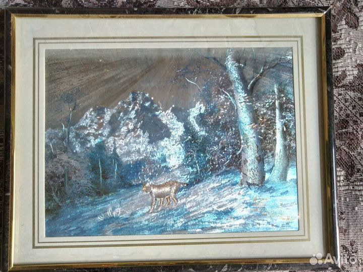 Картина в рамке,Рысь