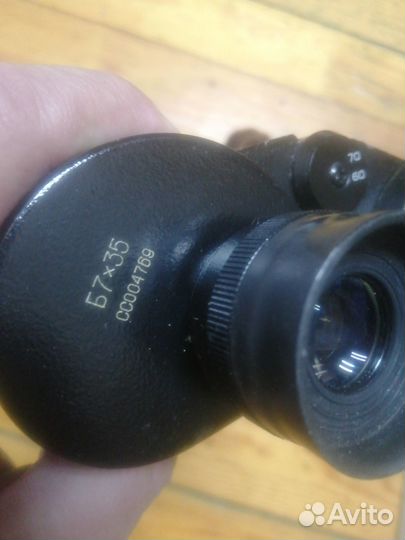 Армейский бинокль Б 7Х35,ссср
