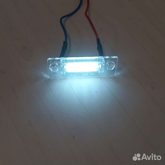 LED подсветка для гос номера Ауди