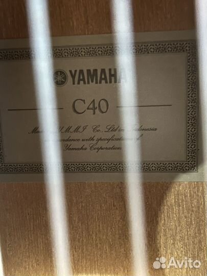 Yamaha C40 Классическая гитара