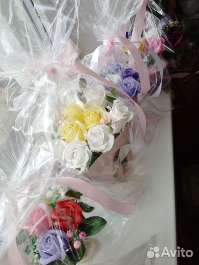 Мыльные букеты