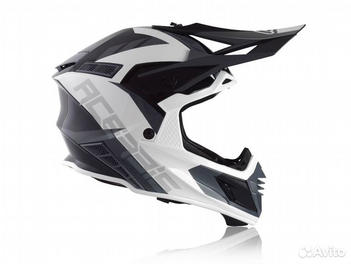 Мотошлем Acerbis X-track White/Black XXL
