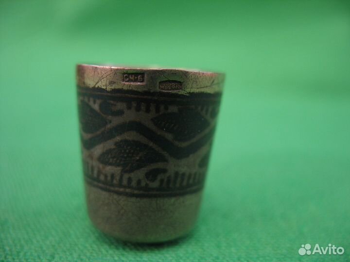 Наперсток серебро 875 проба 6,76 гр