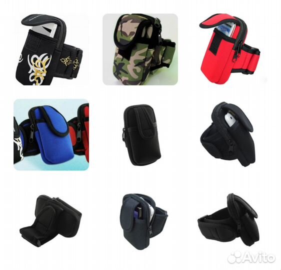 Чехол-сумка на руку для телефона, плейера, рации
