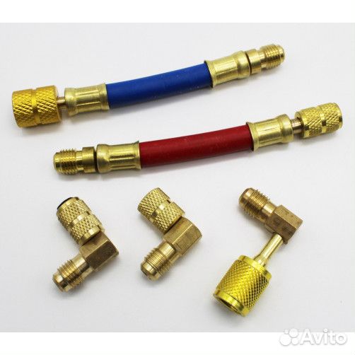 Комплект адаптеров для заправки авто кондиционеров