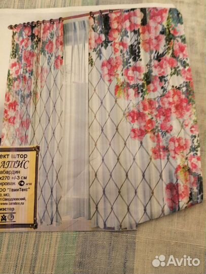 Новые фото шторы на 2 окна