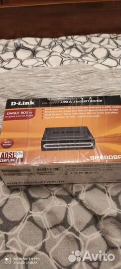 Интернет, Модем D-Link DSL-2500U (adsl 2+)