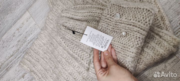 Женский шарф и шапка комплект