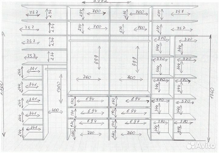 Мебель на заказ Кухня Шкаф Гардеробная Комод