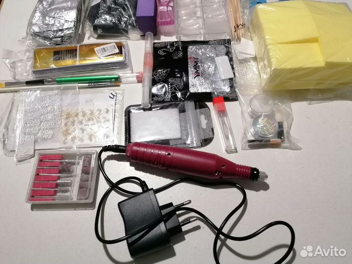 Набор для маникюра с лампой