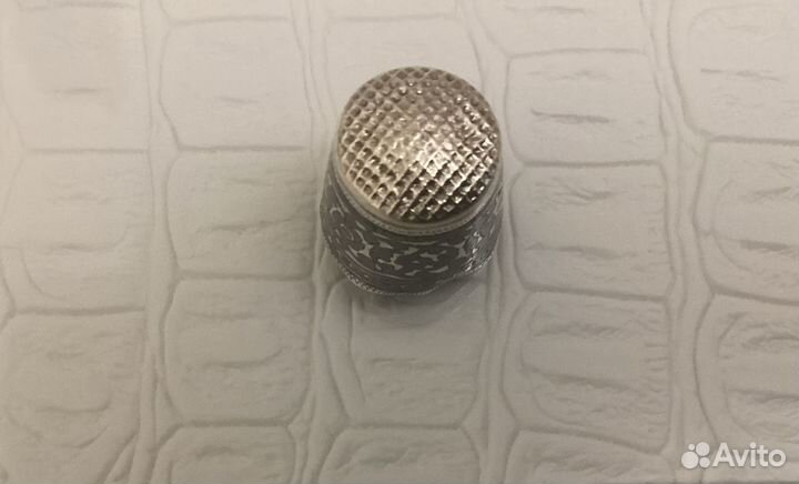 Наперсток серебряный, проба 875