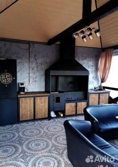 Мангальная зона для беседки Комфорт-2