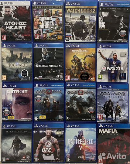 Диски с играми на PS4/PS5 (продажа, выкуп, обмен)