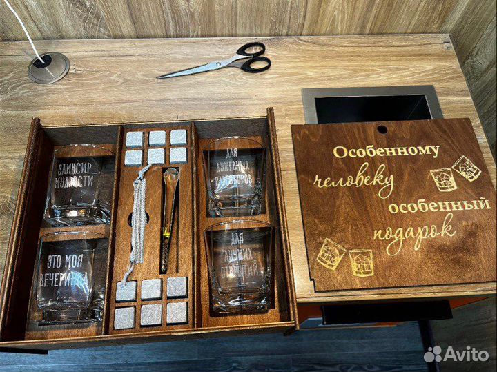 Подарочный набор стаканов для виски