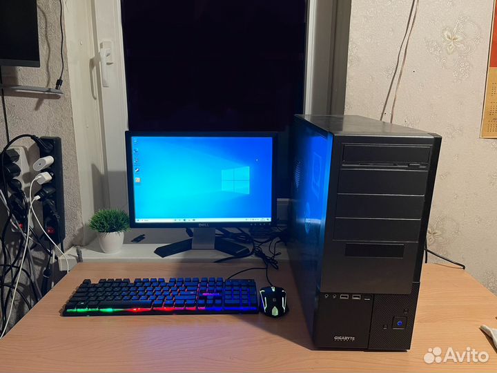 Игровой компьютер в сборе