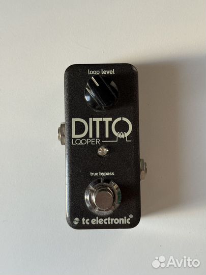 Педаль для гитары лупер tc electronic ditto looper