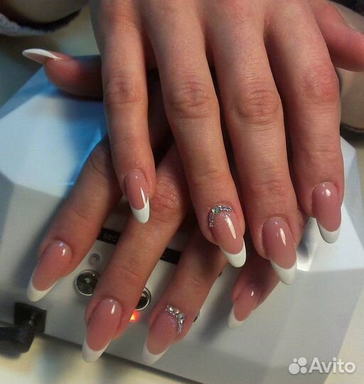 Наращивание, гель-лак с выездом и на дому