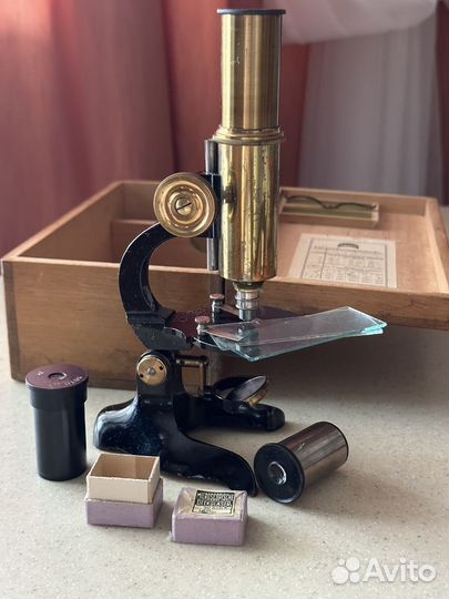 Микроскоп старинный