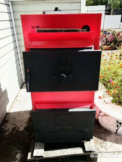 Твердотопливный котел новый