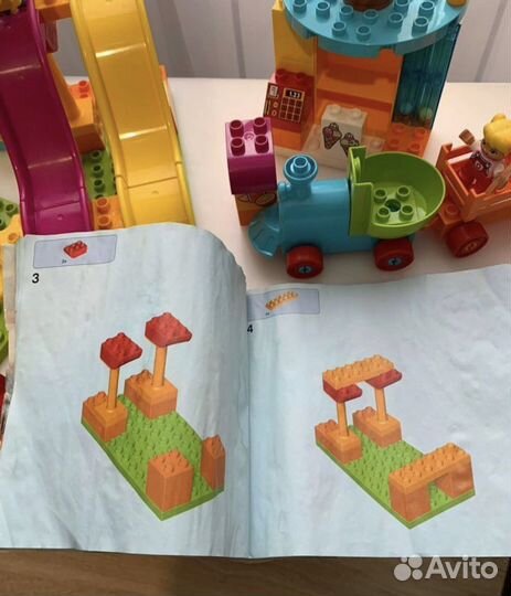 Lego duplo 10840 парк + 10867 еще детали