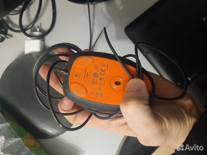 Клавиатура и мышь logitech