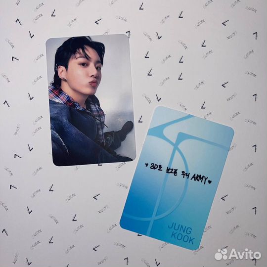 Лимитные карты Чонгук Тэхен Бтс