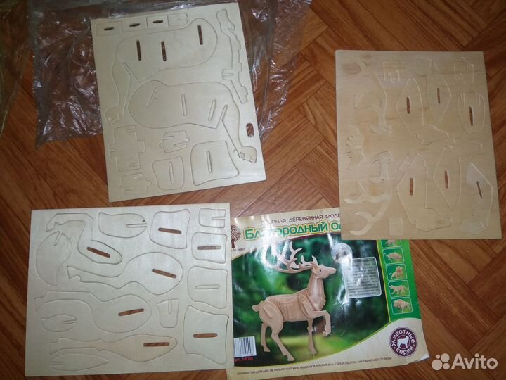 Конструктор из дерева Олень