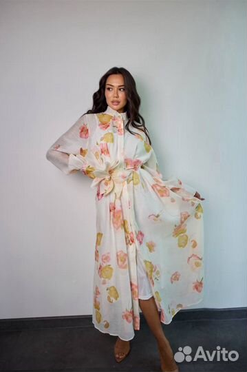 Шифоновое платье Zimmermann