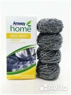 Губка металлическая Amway Dish Drops scrub buds