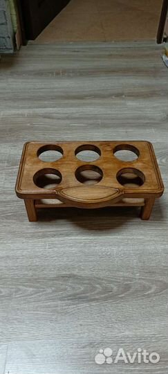 Подставка деревянная для стаканов и специй