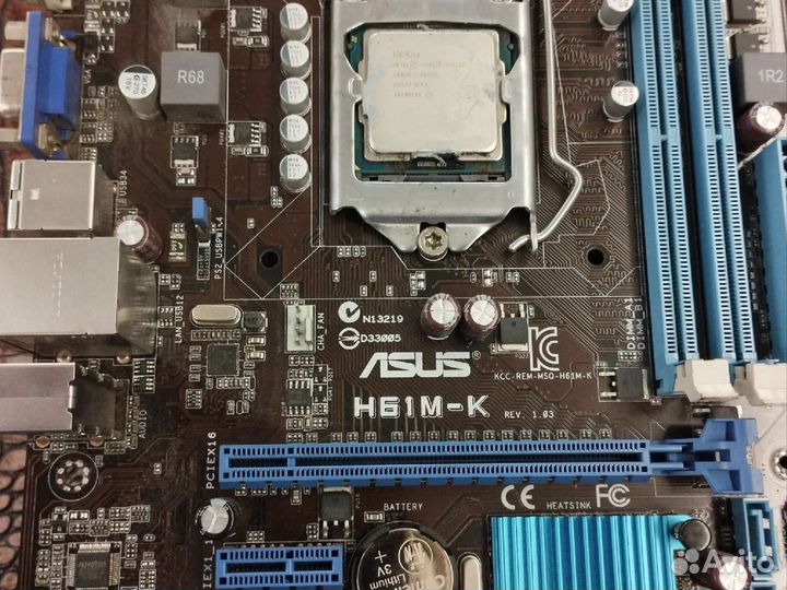 Материнская плата 1155 H61