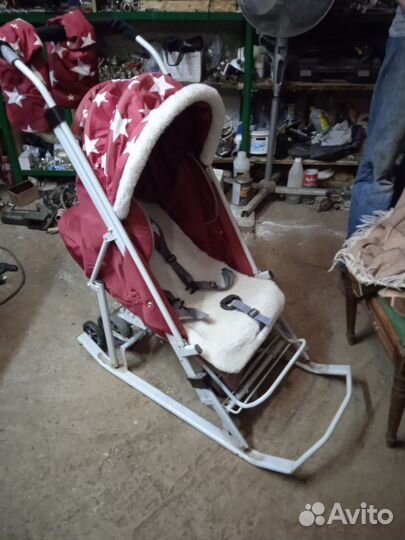Коляска санки