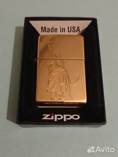 Zippo Statue of Liberty USA 254B Brass